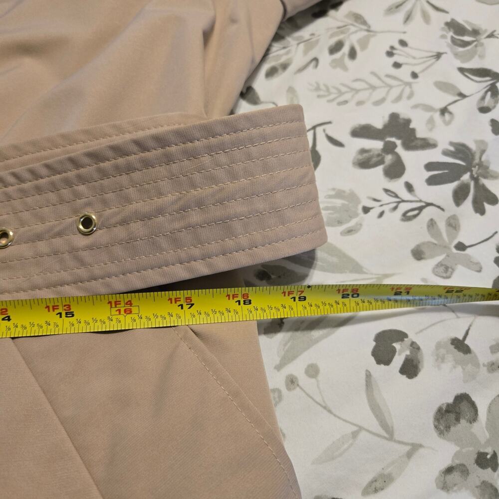 BCBGeneration Double Breasted Trench Coat Old Money Capsule Size XL Classic - Picture 15 of 16